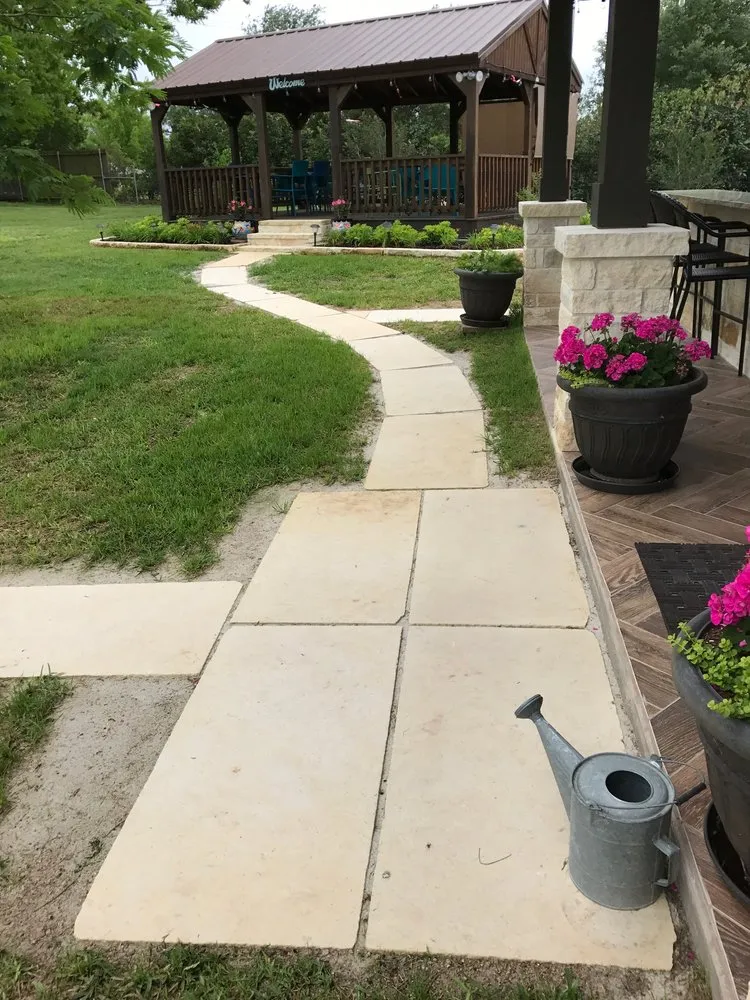 Custom lawn mowing service in College Station, TX by Sunrise Landscapes