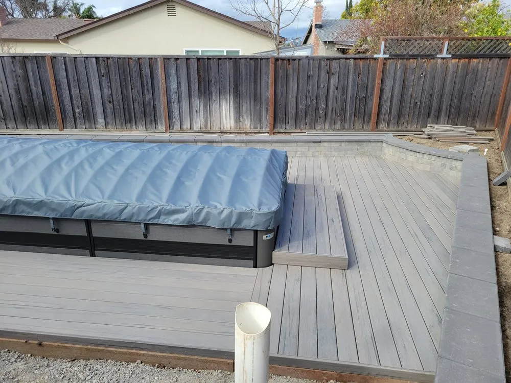 Custom yard cleanup service with custom design across Campbell, CA - Sunrise Landscaping & Decking