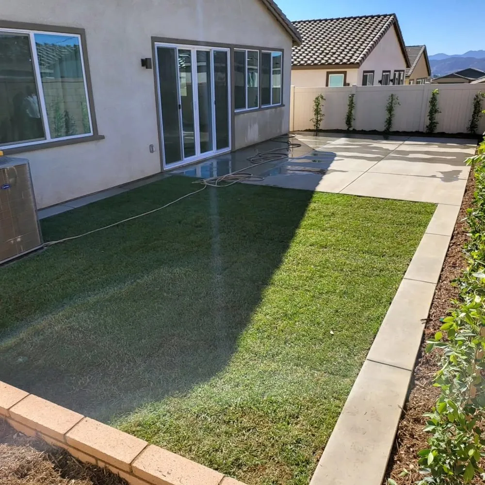 Affordable yard cleanup service with custom design in Homeland, CA by Sunrise Landscaping & Design
