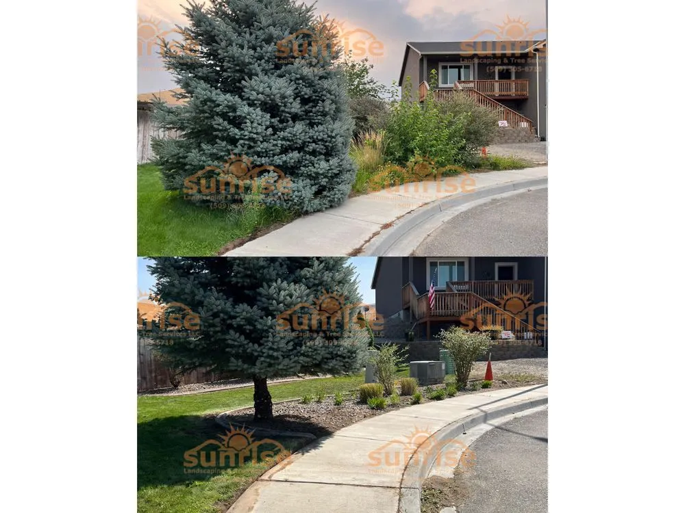 Custom garden landscaping for beautiful yards across Grandview, WA - Sunrise Landscaping & Tree Services