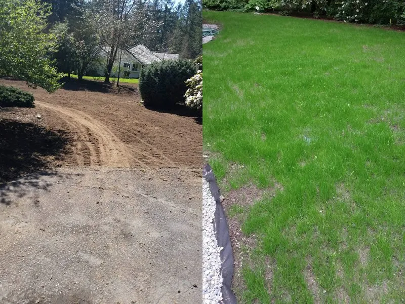 Local landscape installation with custom design in Auburn, WA by Sunrise Landscaping Solutions