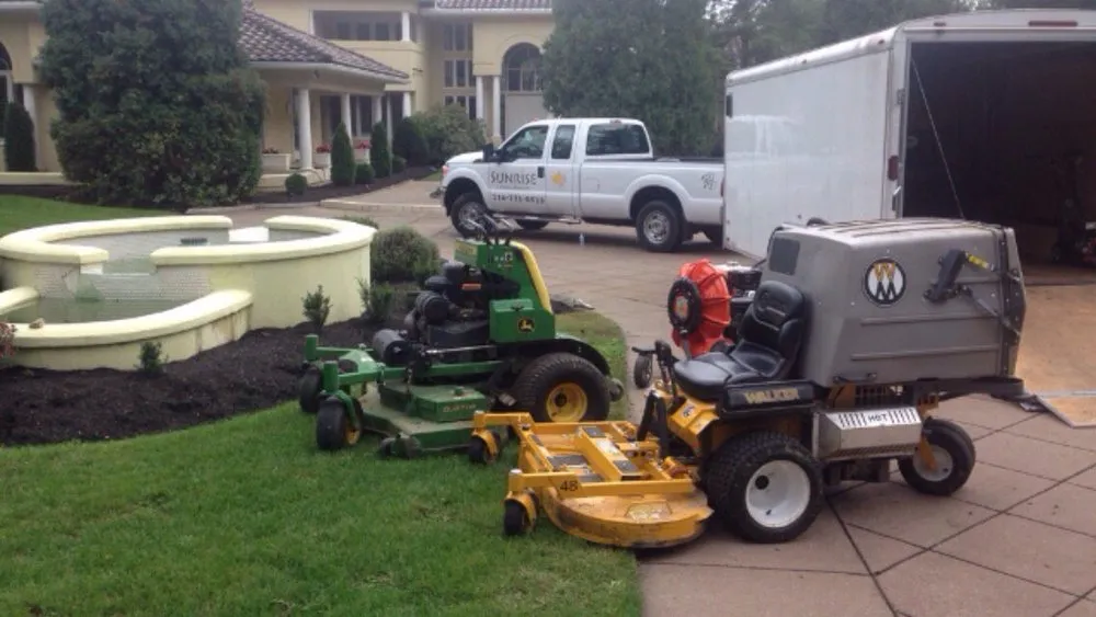 Expert outdoor landscaping in Brunswick, OH by Sunrise Lawn Services