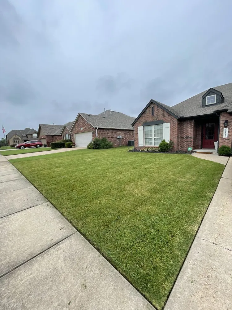 Affordable landscaping services for year-round maintenance in Tulsa, OK by Sunrise Lawn Services