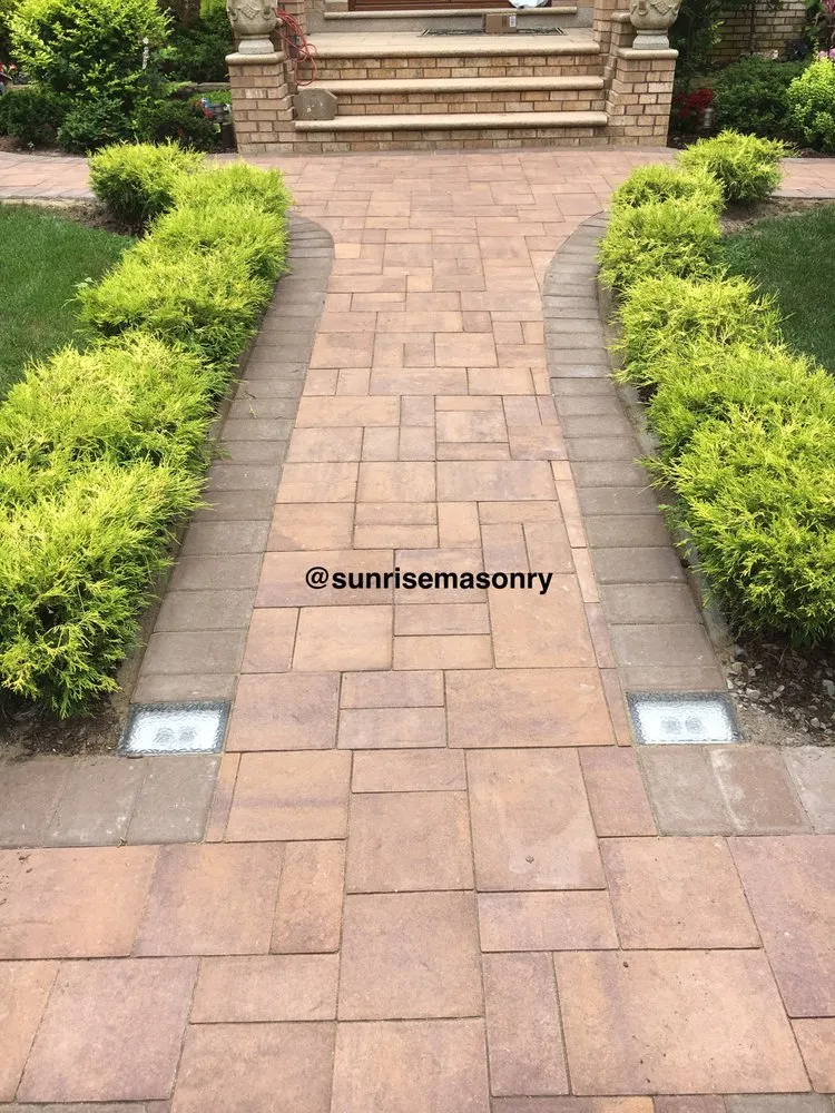 Reliable garden landscaping in Staten Island, NY by Sunrise Masonry & Concrete