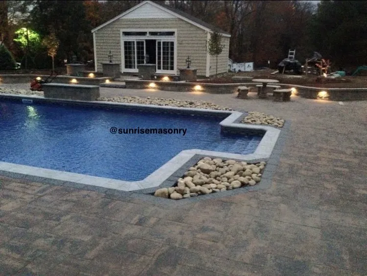 Local garden landscaping for homes across Staten Island, NY - Sunrise Masonry & Concrete