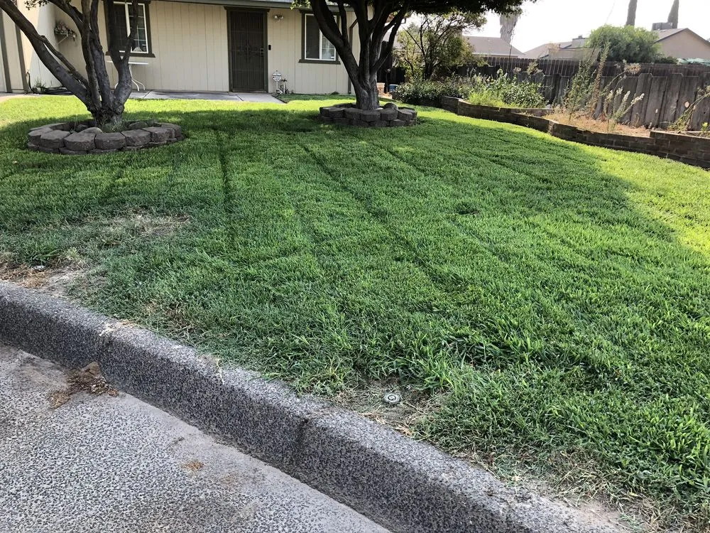 Custom residential landscaping in Atwater, CA by Sunrise Mowing