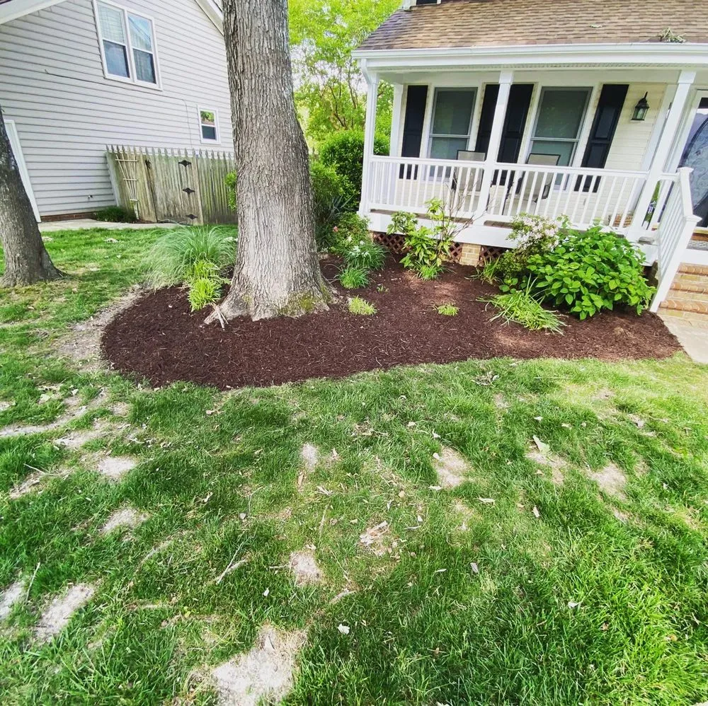 Top-rated landscape installation in Newport News, VA by Sunrize Landscape