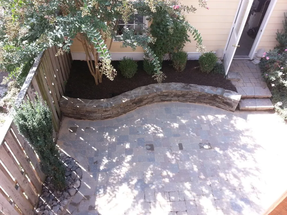 Affordable residential landscaping with custom design in Ashton, MD by Sun's Garden & Landscaping