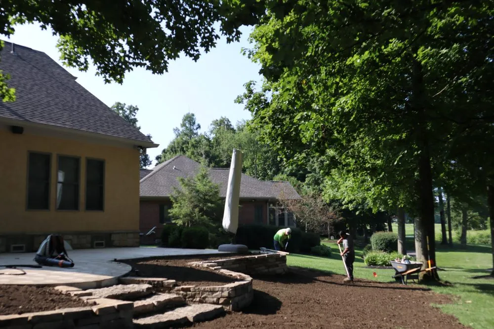 Affordable outdoor landscaping in Galena, OH by Sunscapes Landscaping