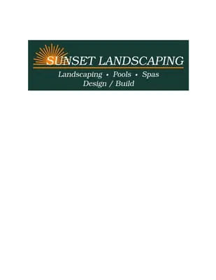 Sunset Landscaping Logo