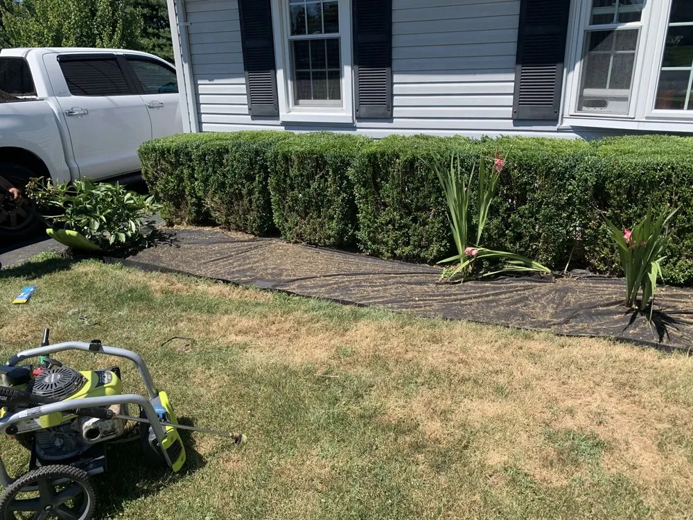 Expert garden landscaping for residential properties in Hackettstown, NJ by Sunset Landscaping Services