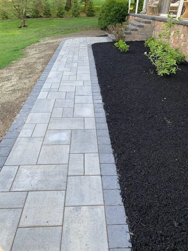 Custom residential landscaping in Hackettstown, NJ by Sunset Landscaping Services