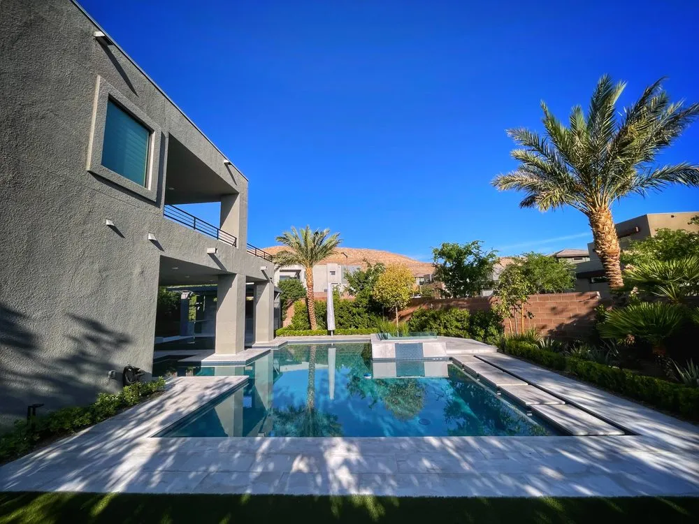 Affordable landscape design for homes in Henderson, NV by Sunset Oasis Custom Pools and Landscaping
