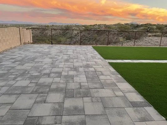 Sunset Sky Landscape Logo