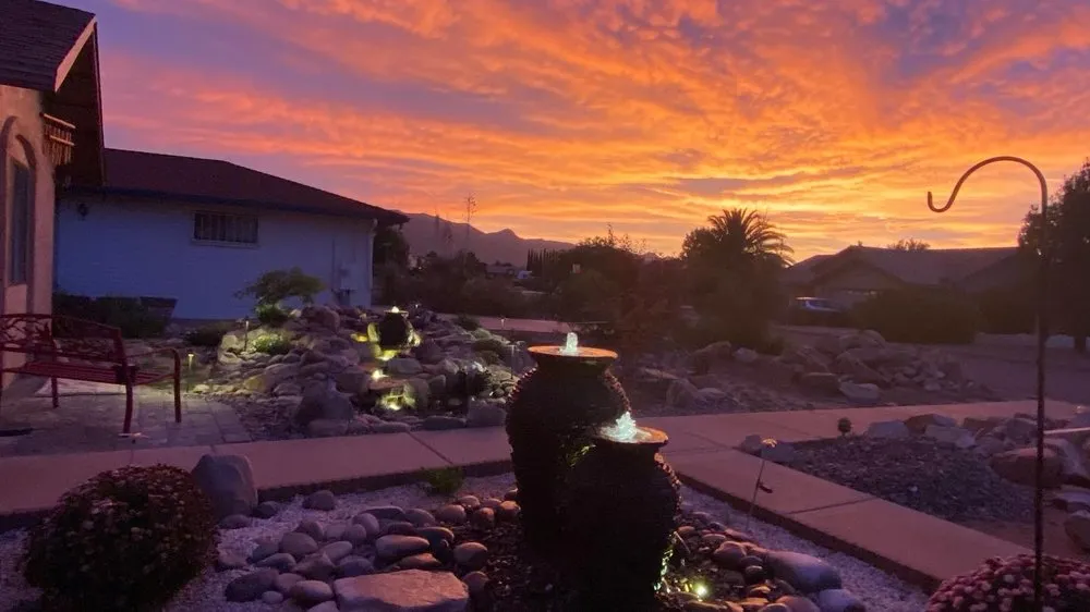 Expert garden landscaping in Sierra Vista, AZ by Sunset Water Gardens