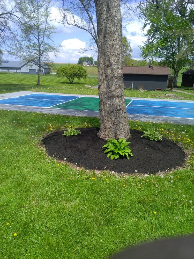 Custom landscaping services in Fredericksburg, OH by Sunset Yard Solutions
