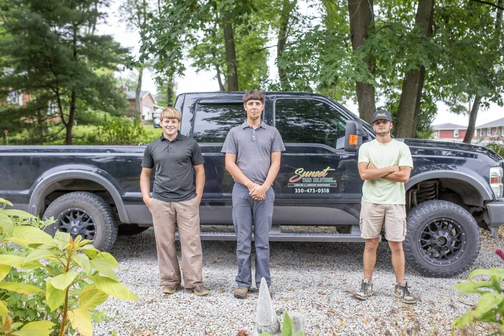 Local garden landscaping for outdoor upgrades in Fredericksburg, OH by Sunset Yard Solutions