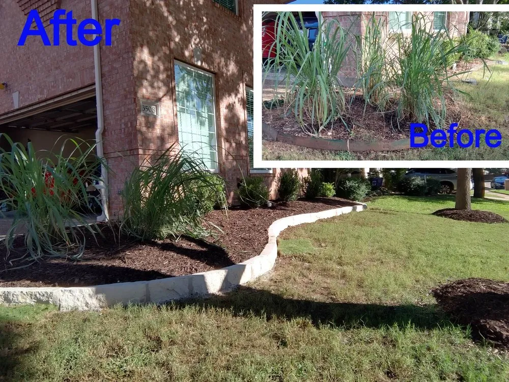 Custom garden landscaping near you across Lewisville, TX - Sunshine Home Hero