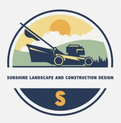 Sunshine Landscape And Construction Design Logo