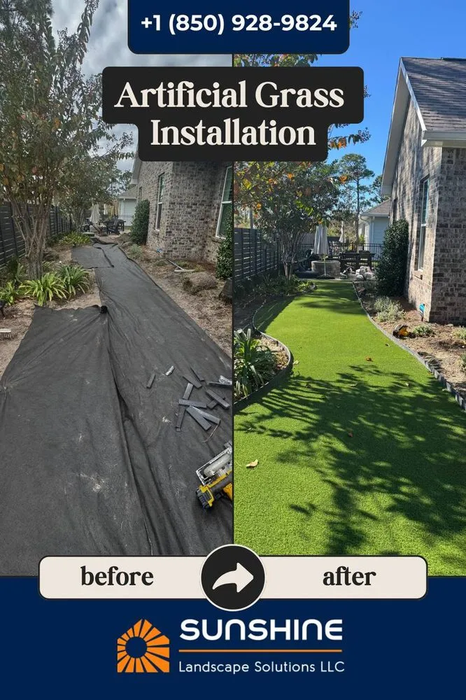 Custom garden landscaping in Panama City Beach, FL - Sunshine Landscape Solutions