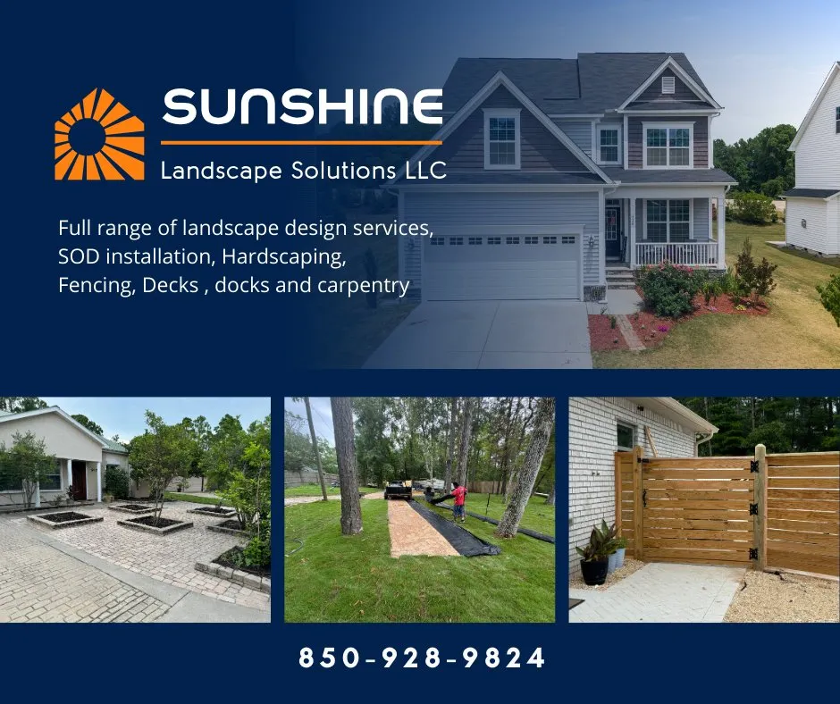 Professional yard maintenance for outdoor upgrades across Panama City Beach, FL - Sunshine Landscape Solutions