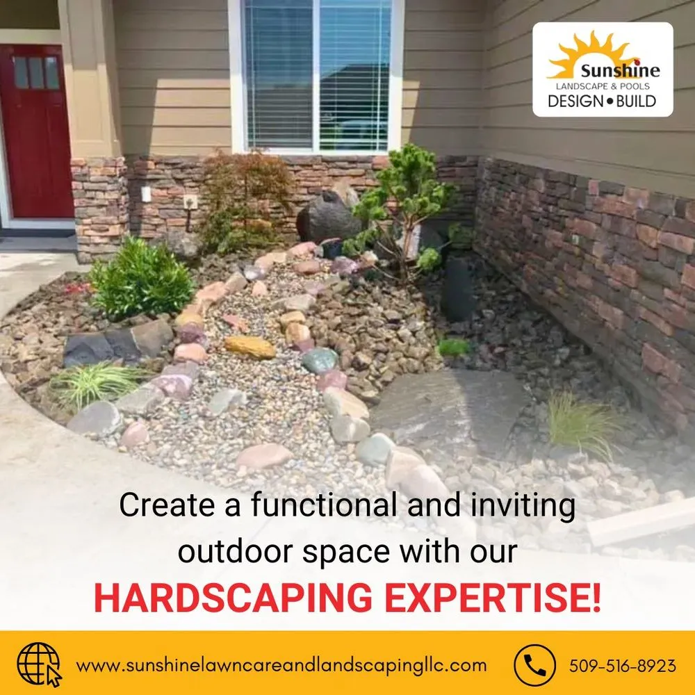 Local lawn mowing service with custom design across Walla Walla, WA - Sunshine Landscaping and Pool