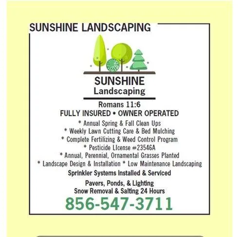 Affordable yard cleanup service near you in Haddon Heights, NJ by Sunshine Landscaping Service