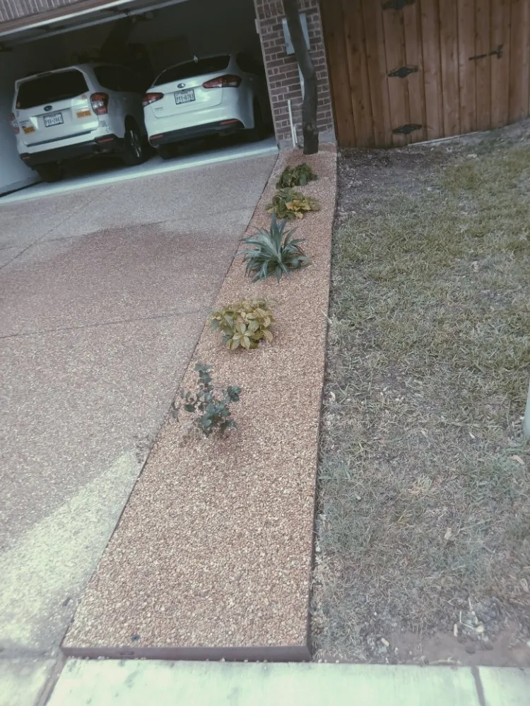 Professional garden landscaping in Wylie, TX by Sunshine Landscaping