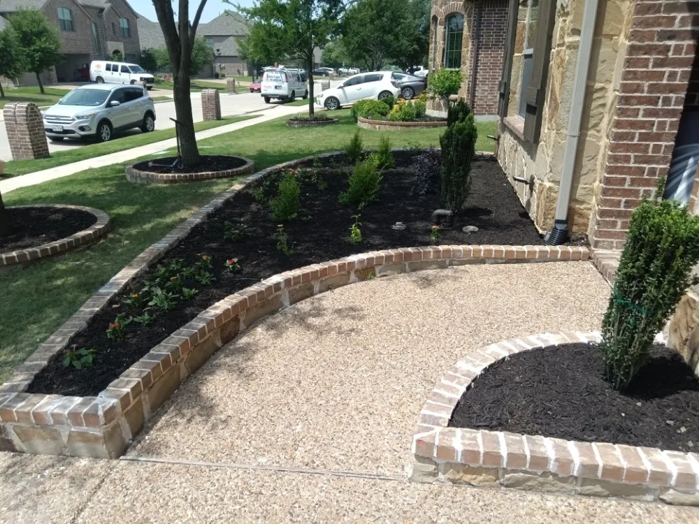 Affordable landscape design in Wylie, TX by Sunshine Landscaping