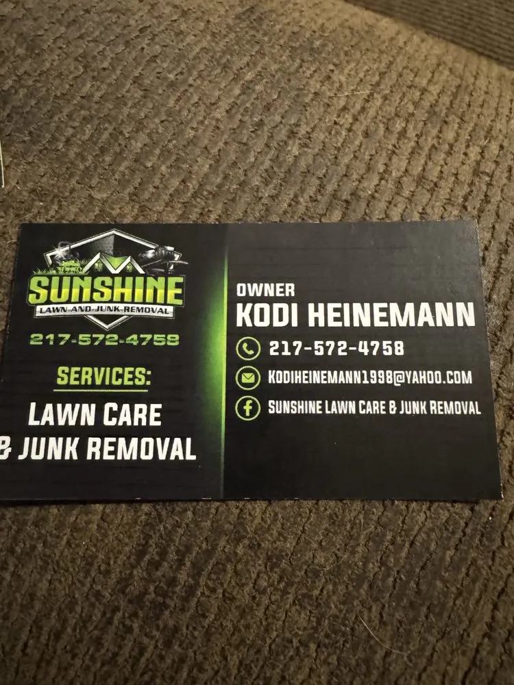 Reliable landscaping services near you in Springfield, IL by Sunshine Lawn Care & Junk Removal