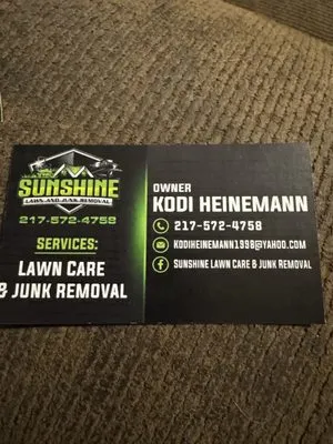 Sunshine Lawn Care & Junk Removal Logo