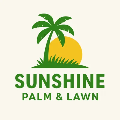 Sunshine Palm & Lawn Logo