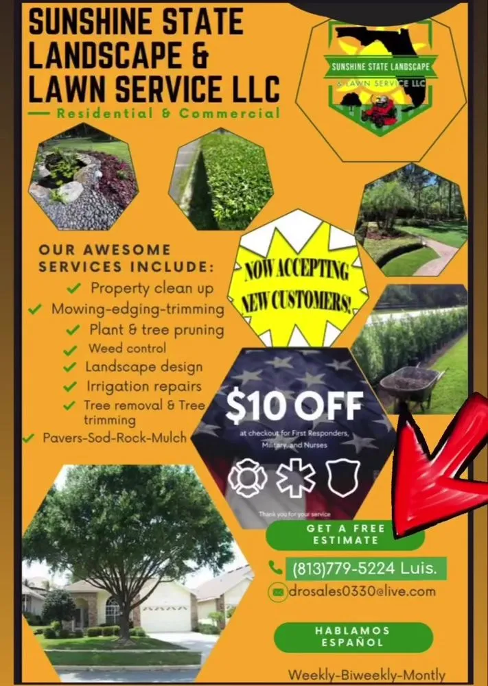 Expert lawn care service in Plant City, FL - Sunshine State Landscape and Lawn Service