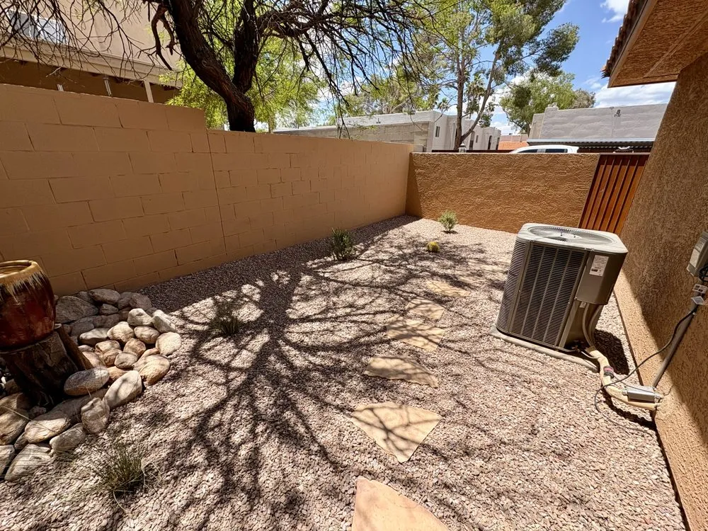 Professional landscape installation in Tucson, AZ by SunTech Construction and Landscaping
