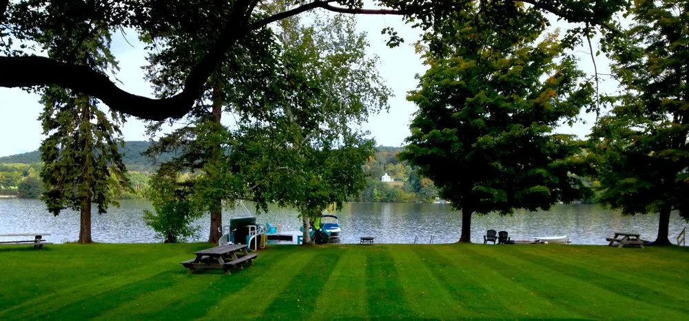 Professional lawn care service for outdoor upgrades in Morris, CT by Sunview Property Services