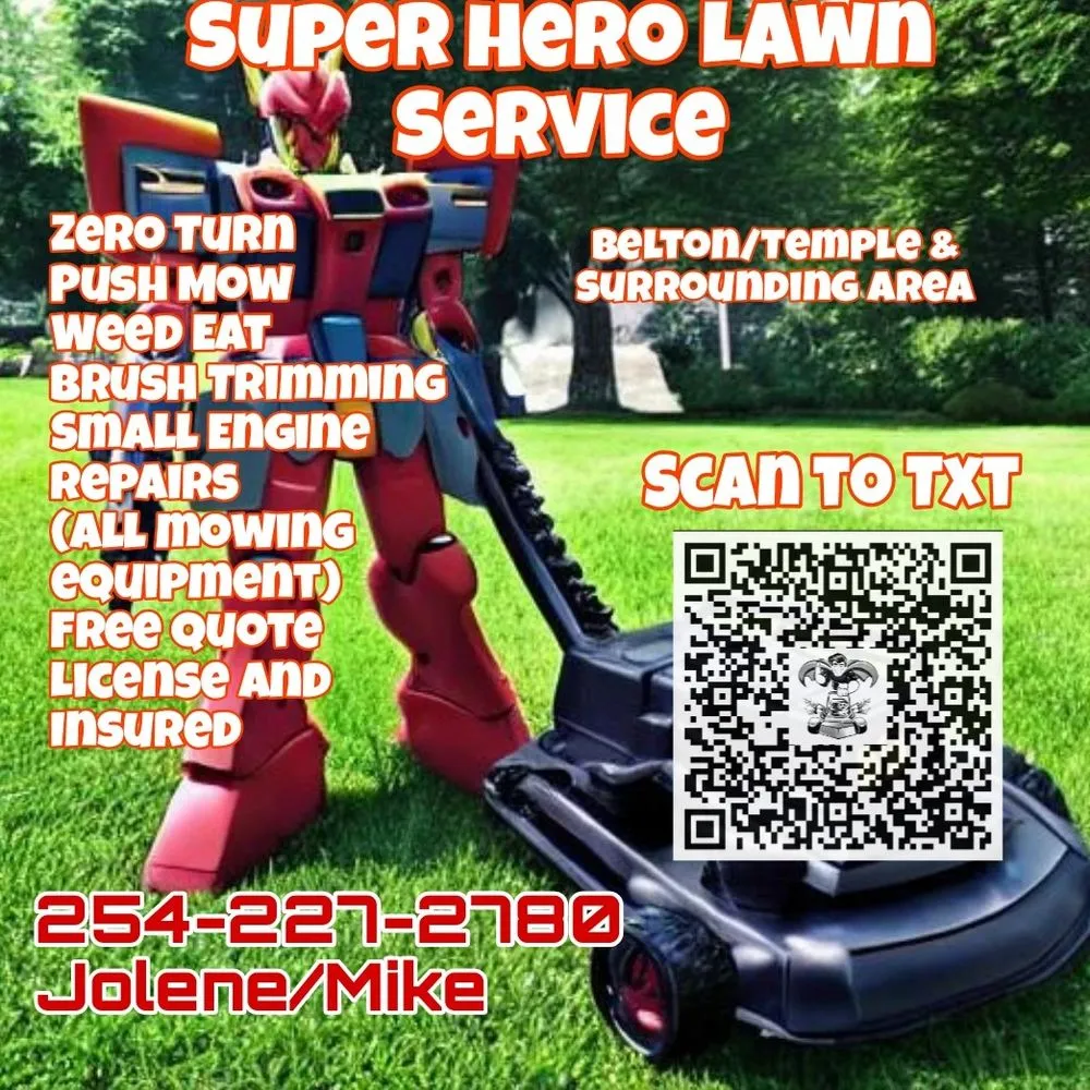 Trusted landscape design in Belton, TX by Super Hero Lawn Services