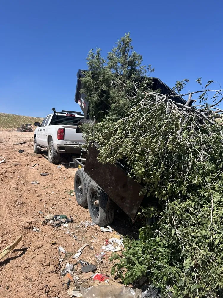 Affordable garden landscaping in Amarillo, TX by Super Junk Solutions