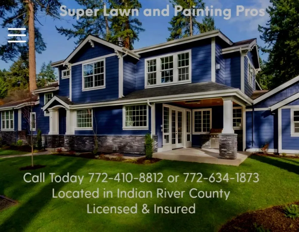 Affordable landscaping services with custom design across Sebastian, FL - Super Lawn Pro's Lawncare & Painting