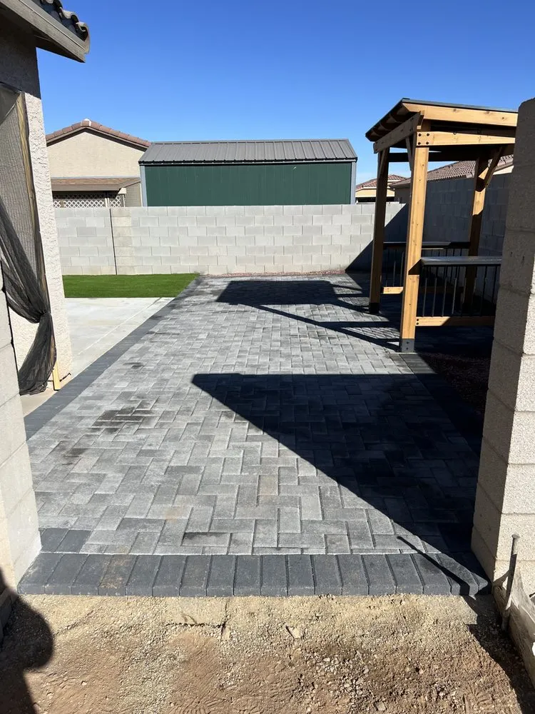 Custom garden landscaping for year-round maintenance across Las Vegas, NV - Super Saiyan Landscaping and Tree Service