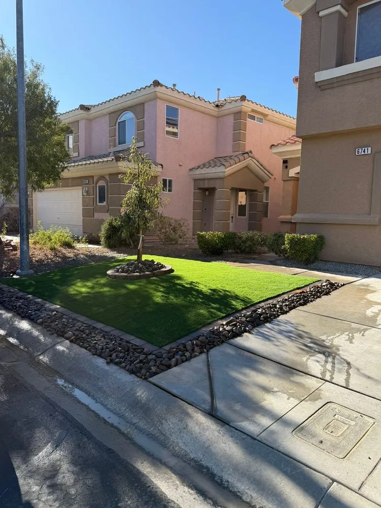 Trusted residential landscaping in Las Vegas, NV by Super Saiyan Landscaping and Tree Service