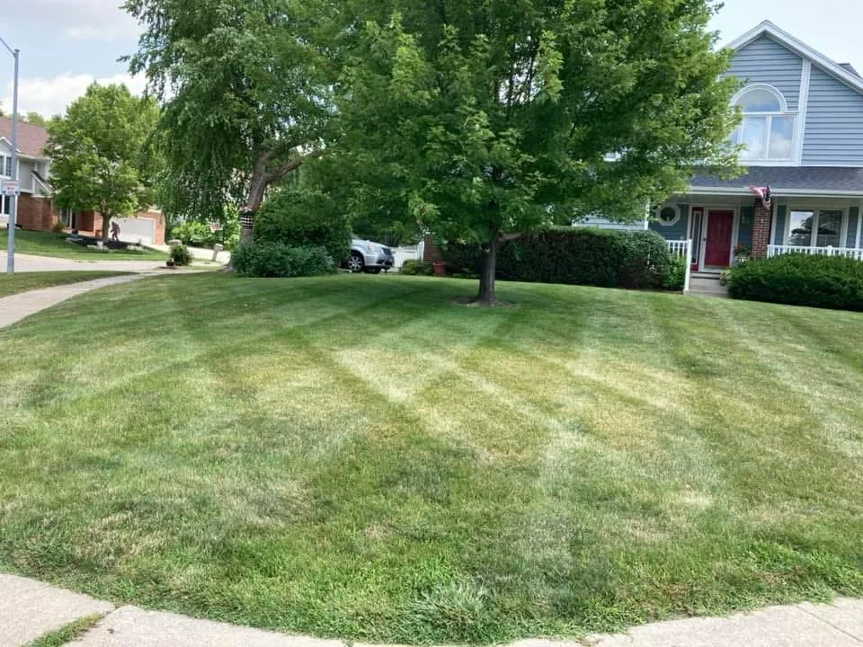 Professional landscape installation in Des Moines, IA by Super Short Mowing