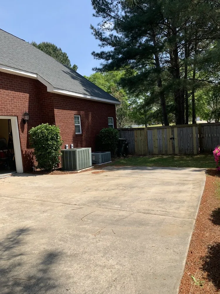 Custom landscape design for outdoor upgrades in Warner Robins, GA by Super Star Lawn Care & Fencing