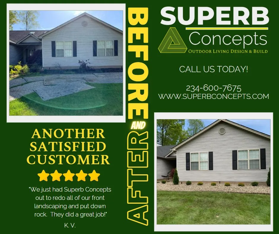 Local yard maintenance in Boardman, OH - Superb Concepts