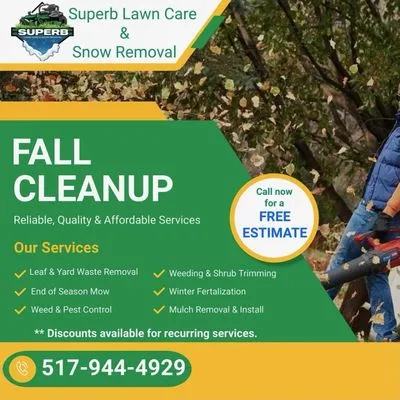 Superb Lawn Care & Snow Removal Logo