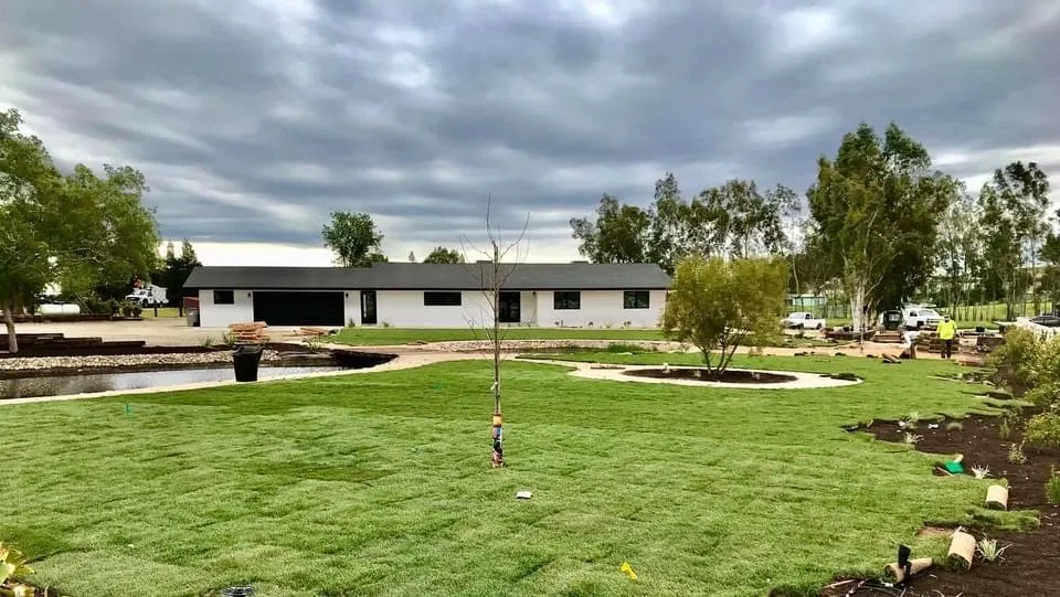 Professional landscape installation in Fresno, CA by Superior ArborWorks