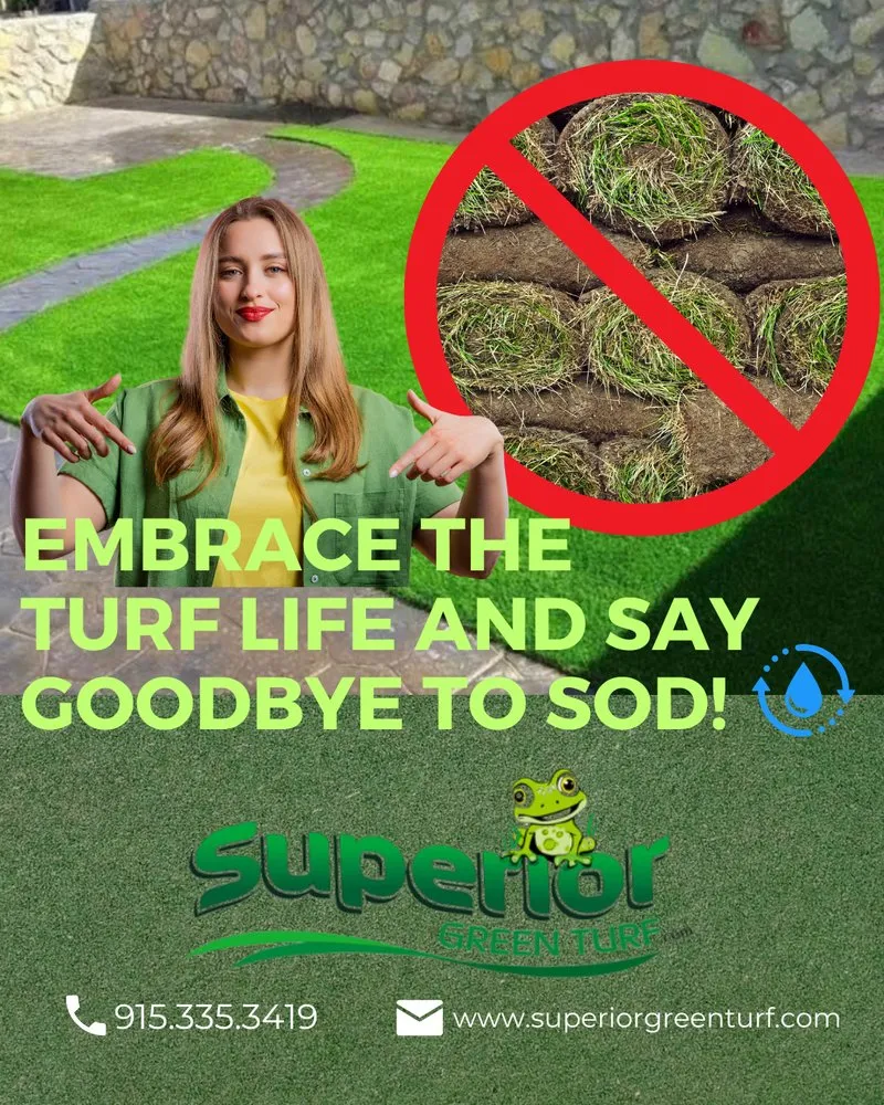 Local garden landscaping in El Paso, TX by Superior Green Turf