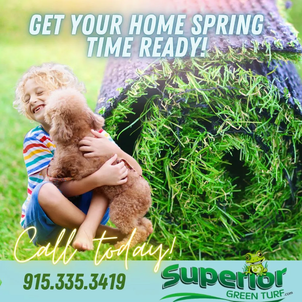 Affordable lawn care service for homes in El Paso, TX by Superior Green Turf