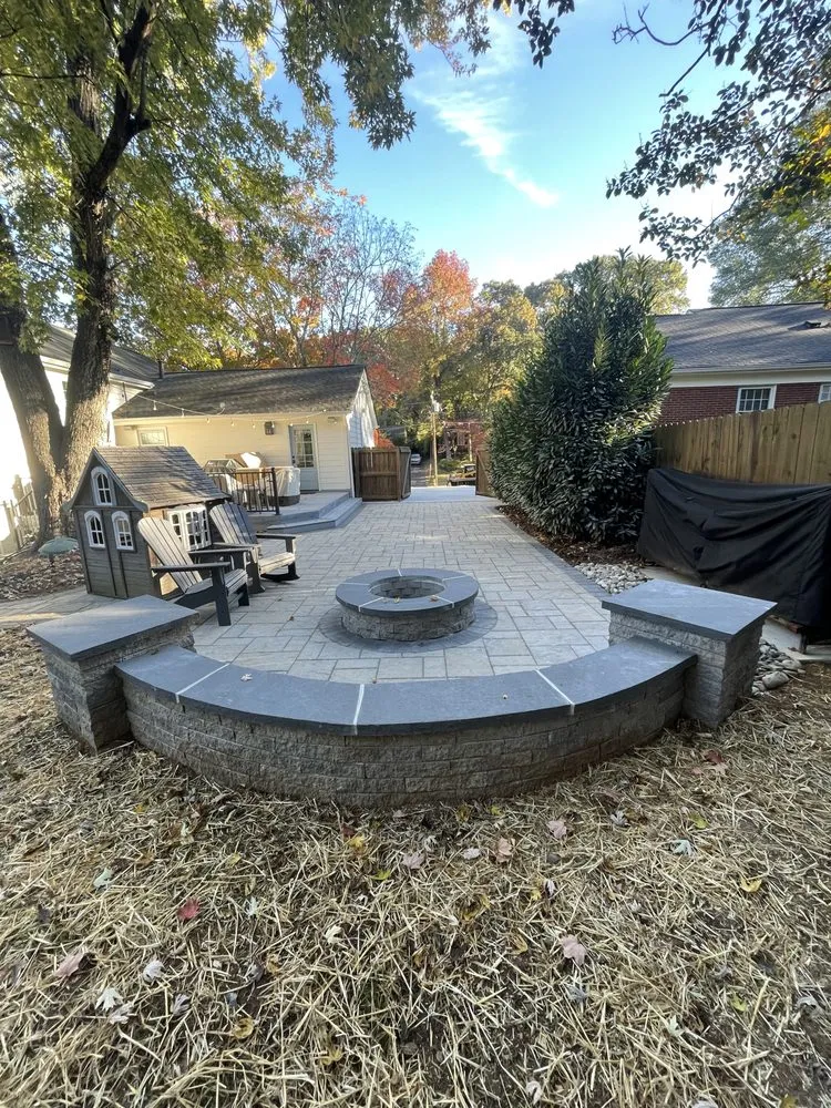 Affordable landscape installation in Matthews, NC by Superior Hardscapes