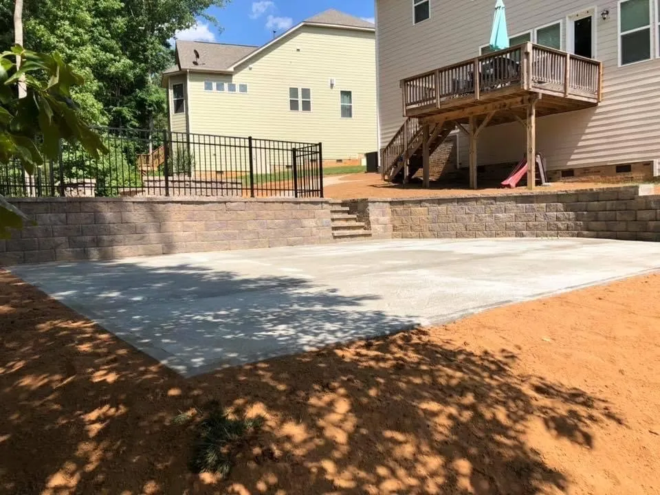 Professional lawn care service in Matthews, NC by Superior Hardscapes