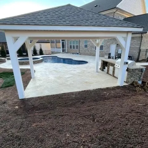 Custom landscape design for year-round maintenance across Matthews, NC - Superior Hardscapes